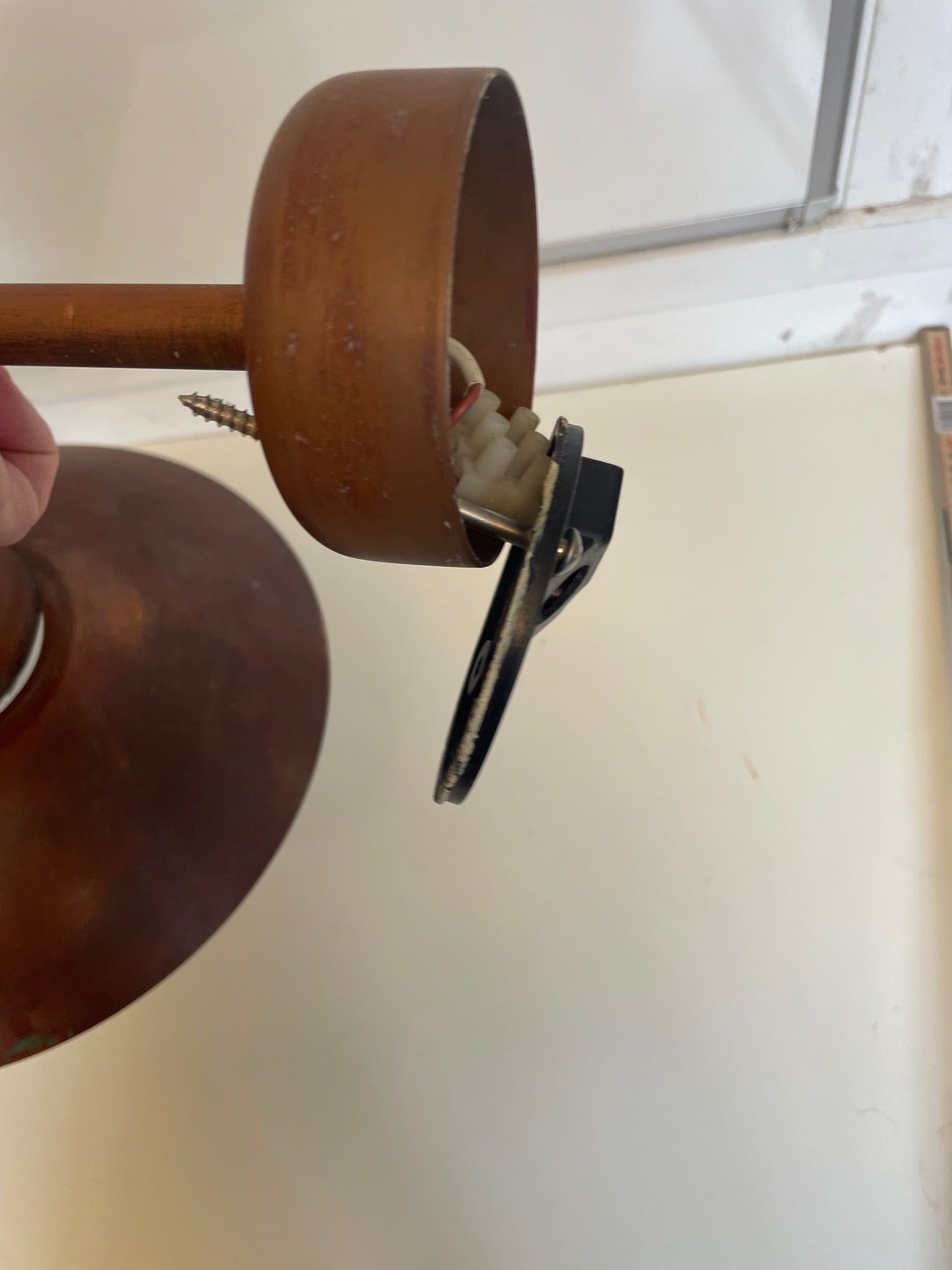 Udendørslampe i kobber